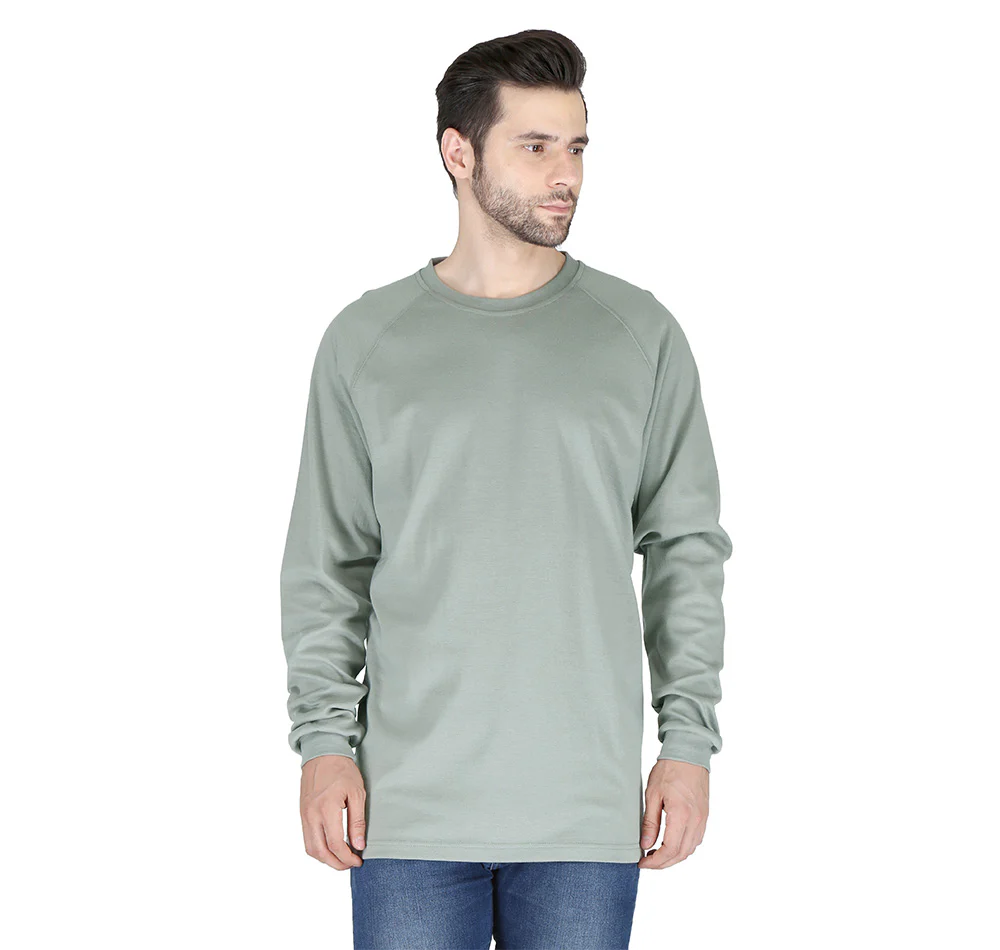Picture of Forge FR MFRCNGP63 L/S MEN'S GREY SKULL PRINT GRAPHIC CREW NECK T-SHIRT